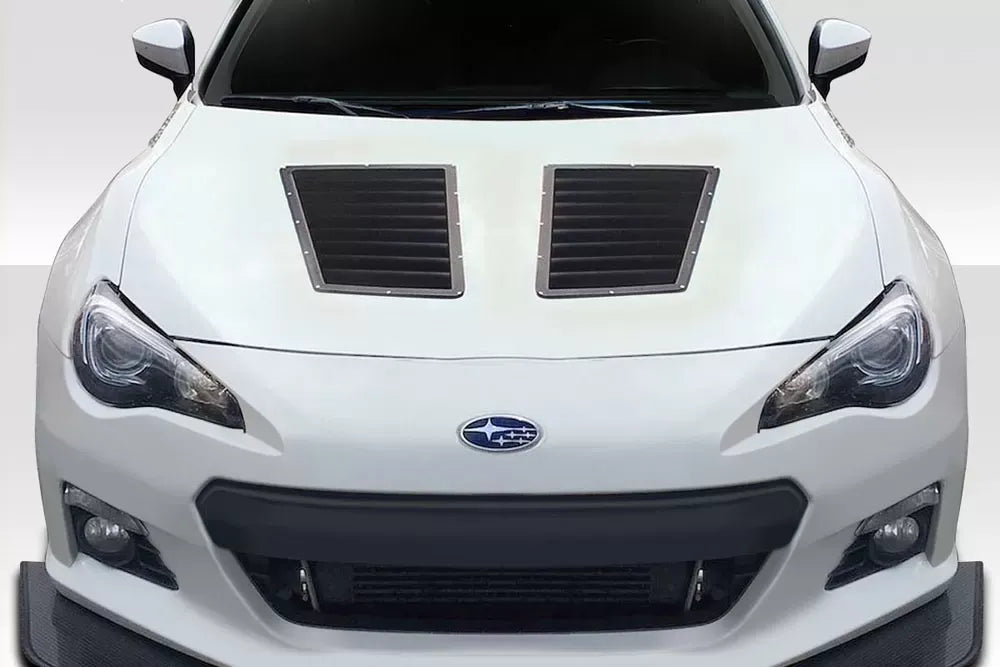 Duraflex GT1 Hood Vents Compatible With 2013-2020 Scion FR-S Toyota 86 Subaru BRZ - 3 Piece