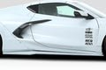 Duraflex Gran Veloce Side Skirts Splitters Compatible With 2020-2025 Corvette C8 - 2 Piece