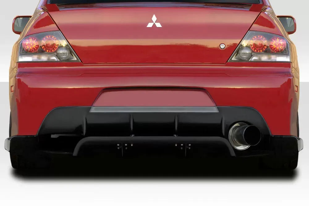 Duraflex VRS Rear Lip Add On Spoiler Compatible With 2003-2006 Mitsubishi Lancer - 3 Piece