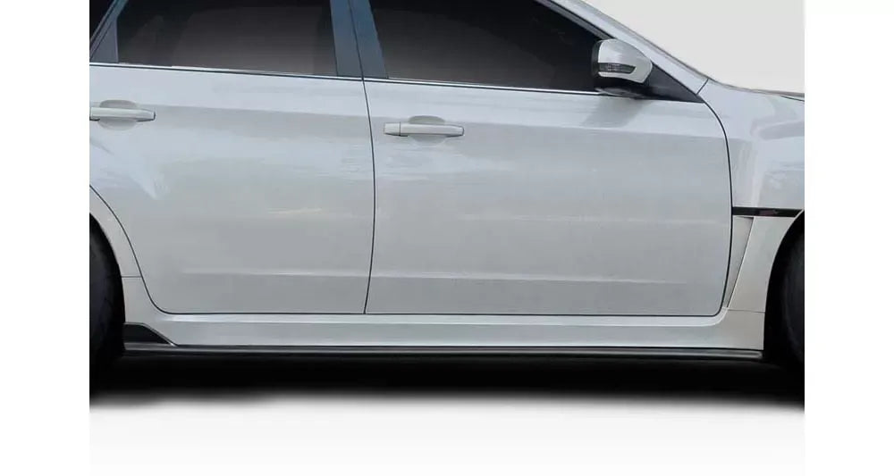 Duraflex STI S206 Side Skirts Compatible With 2008-2014 Subaru WRX - 2 Piece