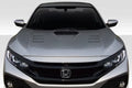 Duraflex TS1 Hood Add On Compatible With 2016-2021 Honda Civic - 1 Piece