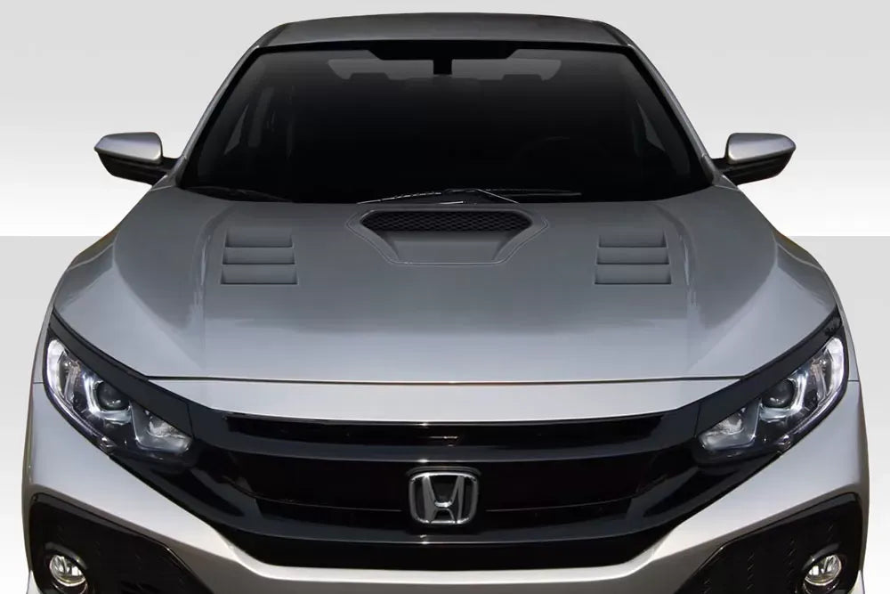 Duraflex TS1 Hood Add On Compatible With 2016-2021 Honda Civic - 1 Piece