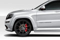 Duraflex Power Front Fenders Flares Compatible With 2011-2022 Jeep Grand Cherokee - 4 Piece