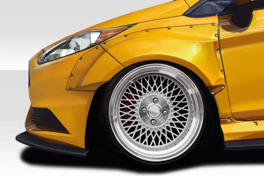 Duraflex CPR Wide Body Front Fenders Flares Compatible With 2014-2019 Ford Fiesta - 4 Piece