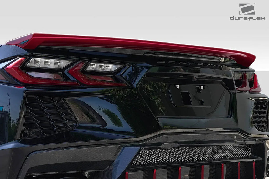 Duraflex Gran Veloce Flush Mount Rear Spoiler Compatible With 2020-2025 Chevrolet Corvette C8 - 1 Piece