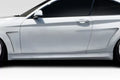 Duraflex MHR Wide Body Side Skirts Splitter Compatible With 2014-2021 2 Series F22 F23 - 2 Piece