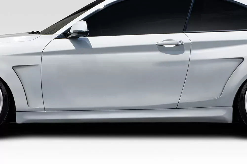 Duraflex MHR Wide Body Side Skirts Splitter Compatible With 2014-2021 2 Series F22 F23 - 2 Piece