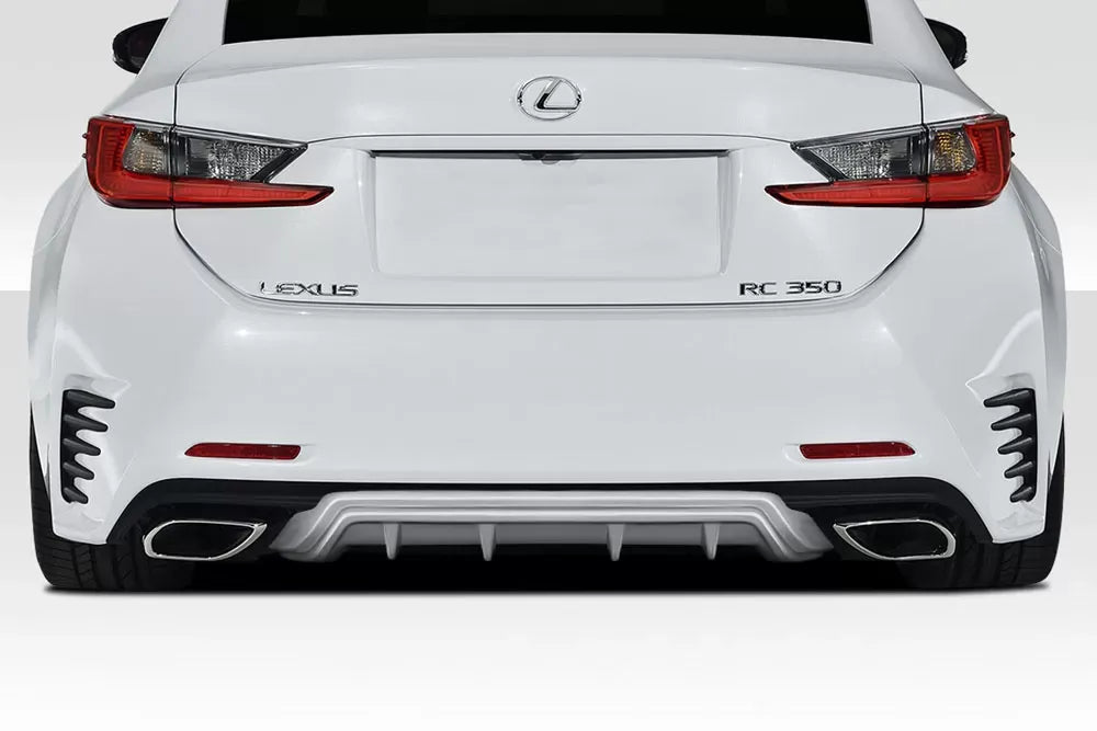 Duraflex SBZ Rear Lip Add On Spoiler Compatible With 2015-2018 Lexus RC - 1 Piece