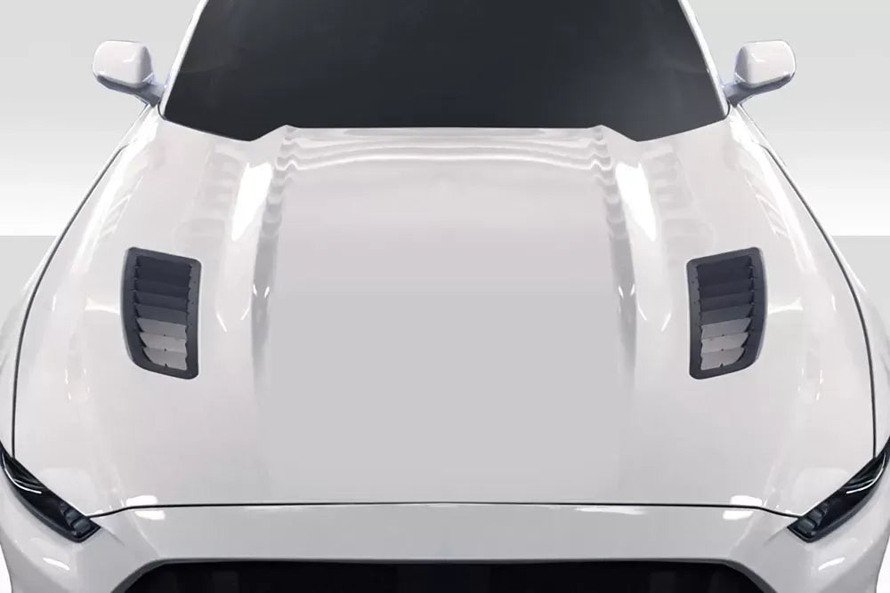 Duraflex GT1 Side Hood Vents Compatible With 2015-2023 Ford Mustang GT350 - 2 Piece