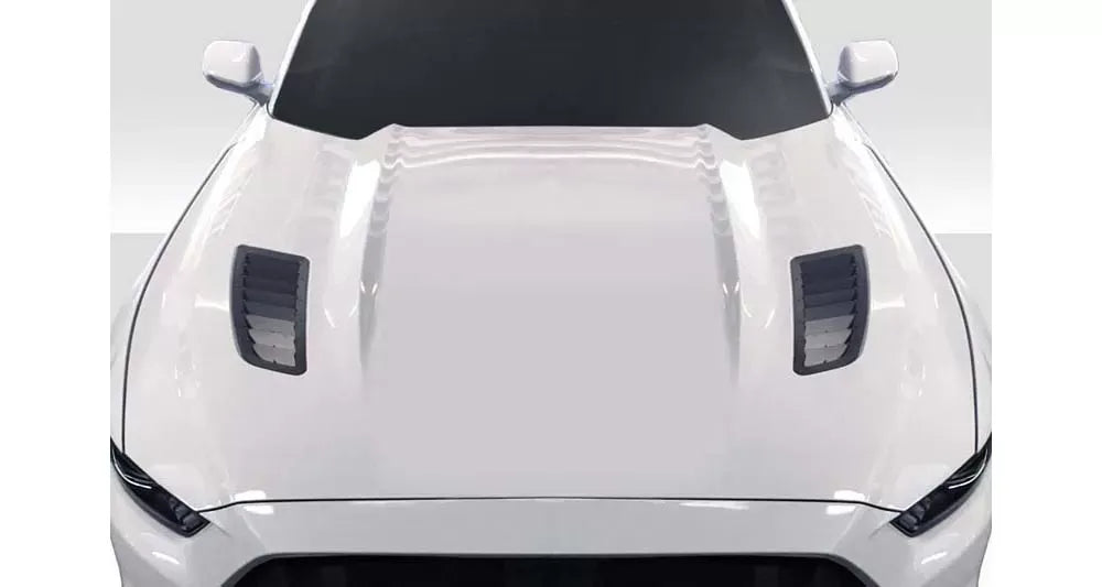 Duraflex GT1 Side Hood Vents Compatible With 2015-2023 Ford Mustang GT350 - 2 Piece