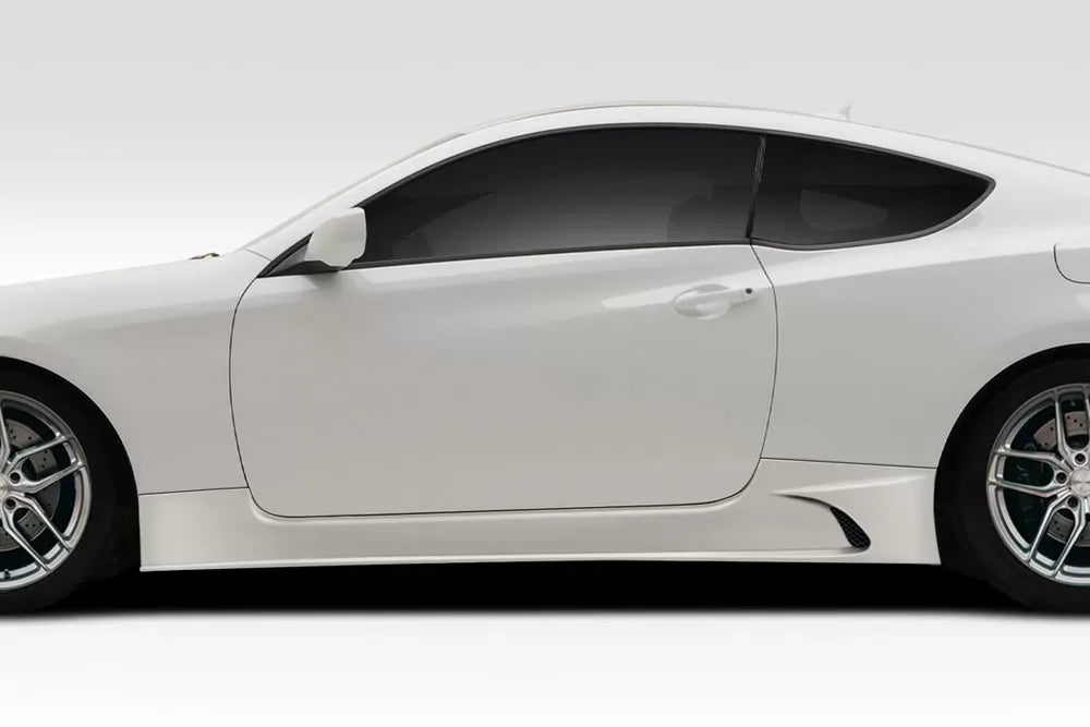 Duraflex Flux Side Skirts Compatible With 2010-2016 Hyundai Genesis Coupe - 2 Piece