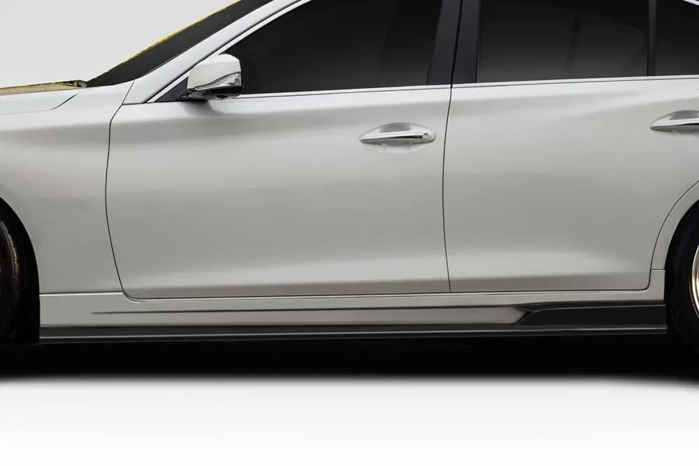 Duraflex Bltz Side Skirts Compatible With 2014-2018 Infiniti Q50 - 2 Piece