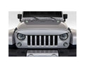 Duraflex Hawkley Light Brow Compatible With 2007-2018 Jeep Wrangler JK - 1 Piece