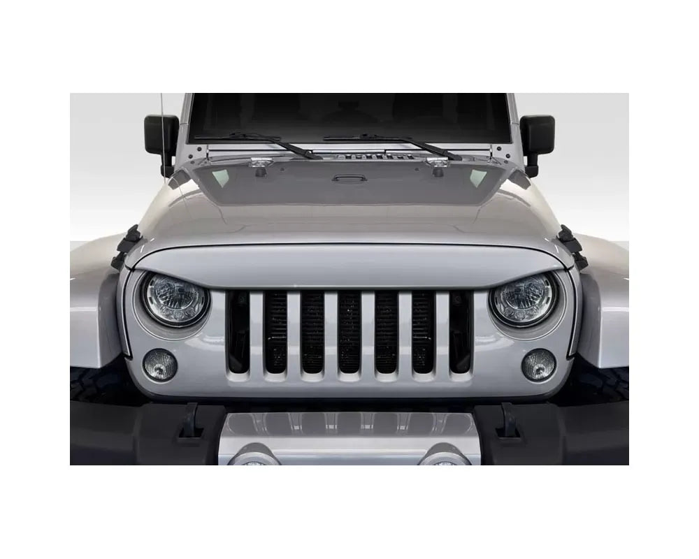 Duraflex Hawkley Light Brow Compatible With 2007-2018 Jeep Wrangler JK - 1 Piece