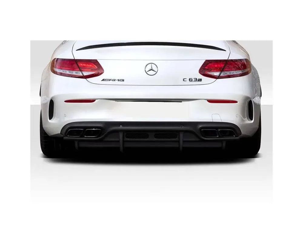 Duraflex Power Rear Lip Add On Spoiler Compatible With 2015-2018 Mercedes C Class - 1 Piece