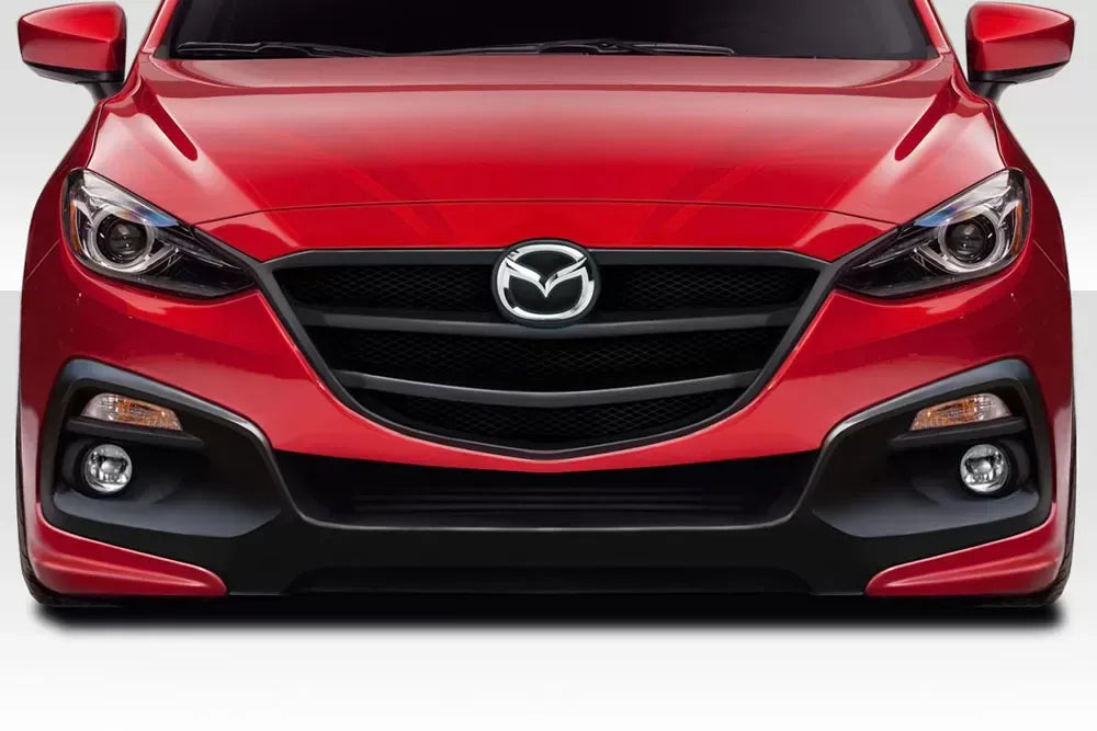 Duraflex KSS Front Bumper Cover Compatible With 2014-2016 Mazdaspeed 3 - 1 Piece