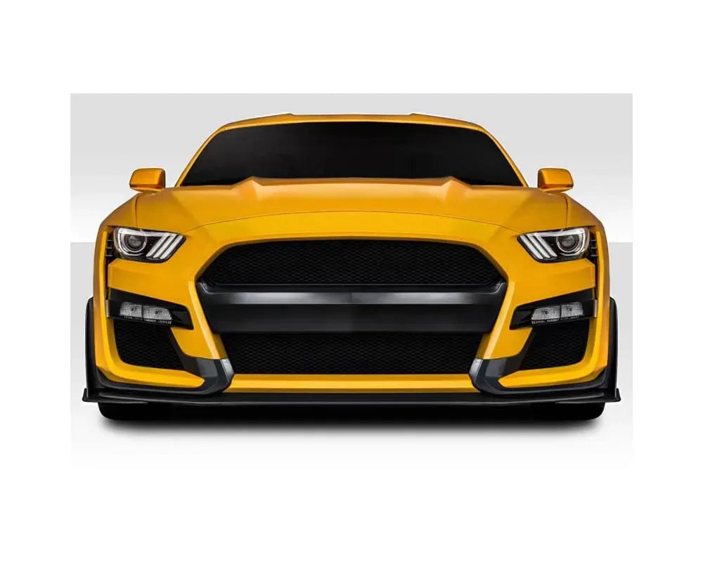 Duraflex GT500 Look Front Bumper Cover Compatible With 2015-2017 Ford Mustang - 3 Piece