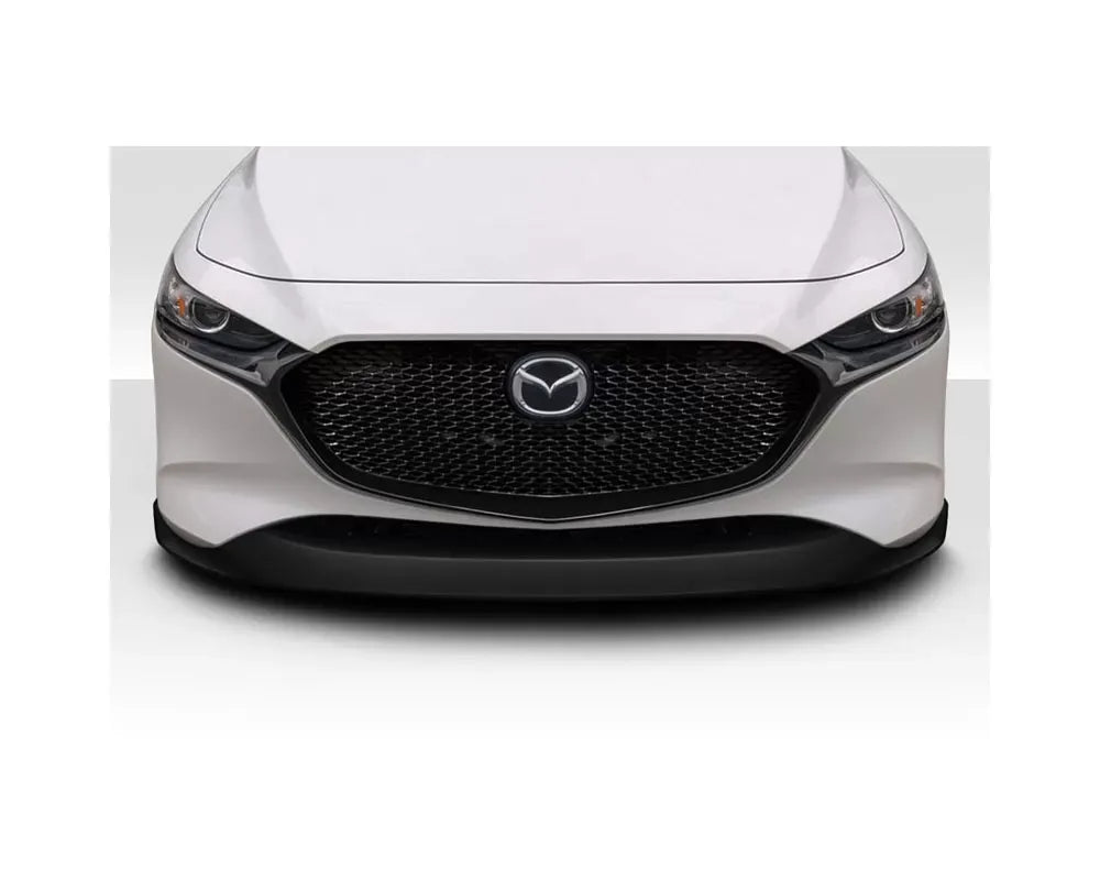 Duraflex J Spec Front Lip Spoiler Add On Compatible With 2019-2025 Mazda 3 - 1 Piece