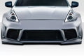 Duraflex Motion Wave Front Bumper Cover Add On Compatible With 2009-2020 Nissan 370Z Z34 - 1 Piece