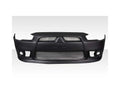 Duraflex Ralliart Front Bumper Cover Compatible With 2008-2017 Mitsubishi Lancer - 1 Piece