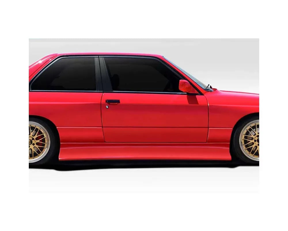 Duraflex B-Sport Side Skirts Compatible With 1984-1991 BMW 3 Series - 2 Piece
