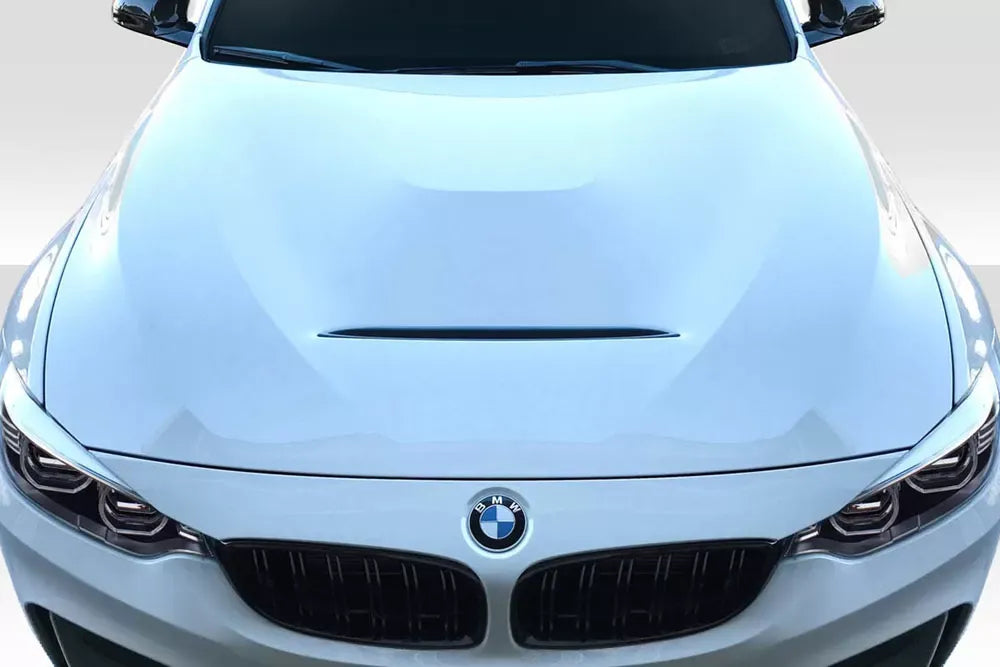 Duraflex GTS Look Hood Compatible With 2014-18 BMW M3 F80 2014-2020 M4 F82 F83 - 1 Piece