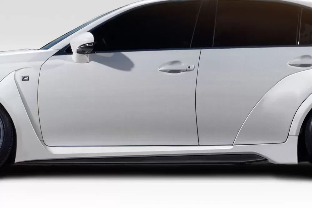 Duraflex AM Design Wide Body Side Skirts Compatible With 2013-2020 Lexus GS Series G200 GS300 - 2 Piece