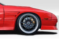 Duraflex D1 Sport 20mm Front Fenders Compatible With 1986-1991 Mazda RX7 - 2 Piece