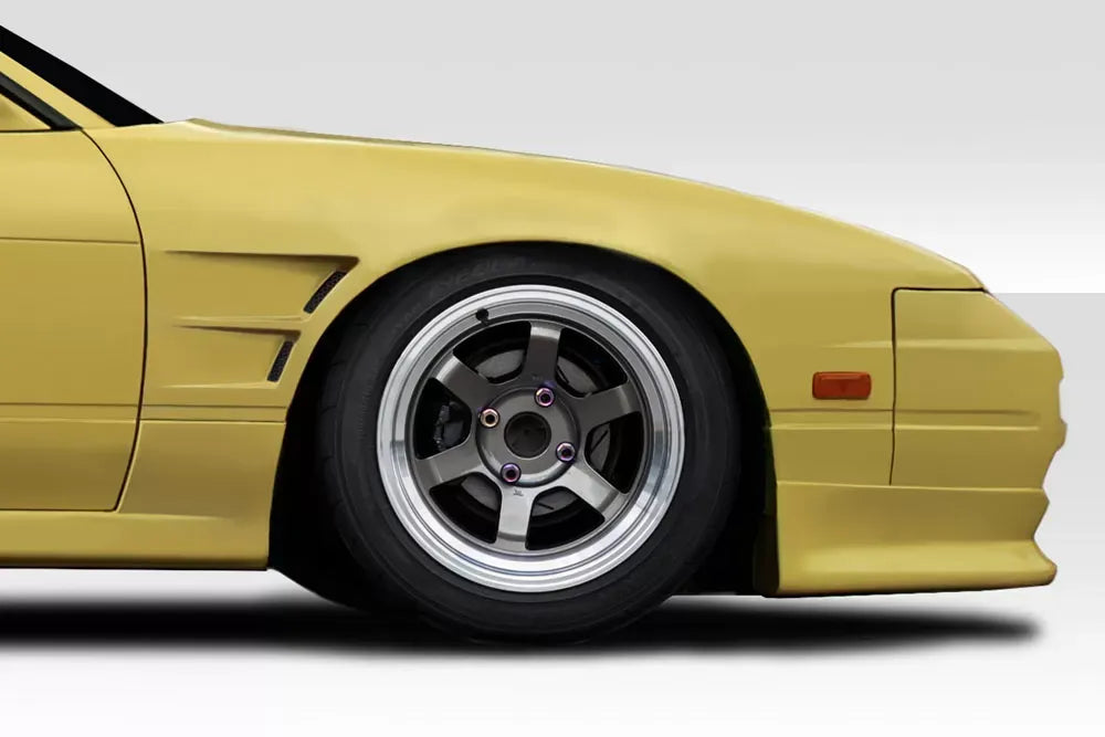 Duraflex D1 Front Fenders Compatible With 1989-1994 Nissan 240SX - 2 Piece