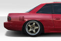 Duraflex D1 Sport 50mm Rear Fender Flares Compatible With 1989-1994 Nissan 240SX S13 2DR - 3 Piece