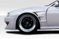 Duraflex D1 Front Fenders Compatible With 1997-1998 Nissan 240SX - 2 Piece