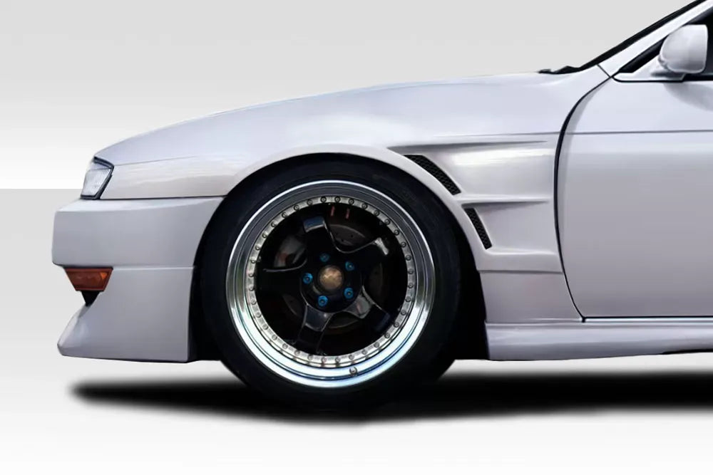 Duraflex D1 Front Fenders Compatible With 1997-1998 Nissan 240SX - 2 Piece