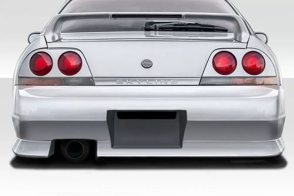Duraflex D Spec Rear Bumper Cover Compatible With 1995-1998 Nissan Skyline - 1 Piece