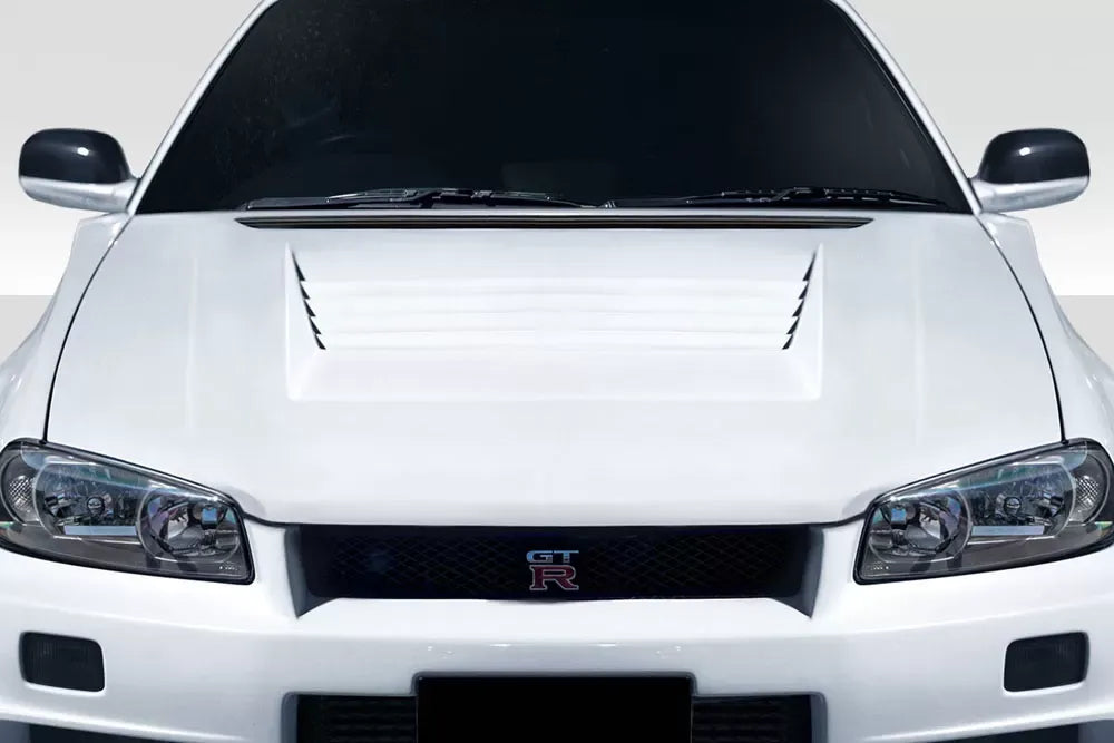 Duraflex D1 Hood Compatible With 1999-2002 Nissan Skyline - 1 Piece