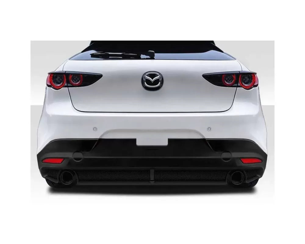 Duraflex MZA Rear Lip Add On Spoiler Compatible With 2019-2025 Mazda 3 - 1 Piece