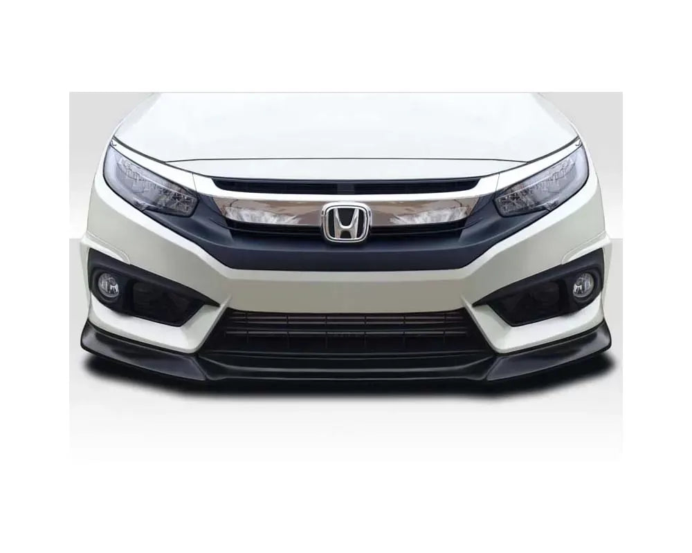 Duraflex Yoka Front Lip Spoiler Compatible With 2016-2018 Honda Civic - 3 Piece