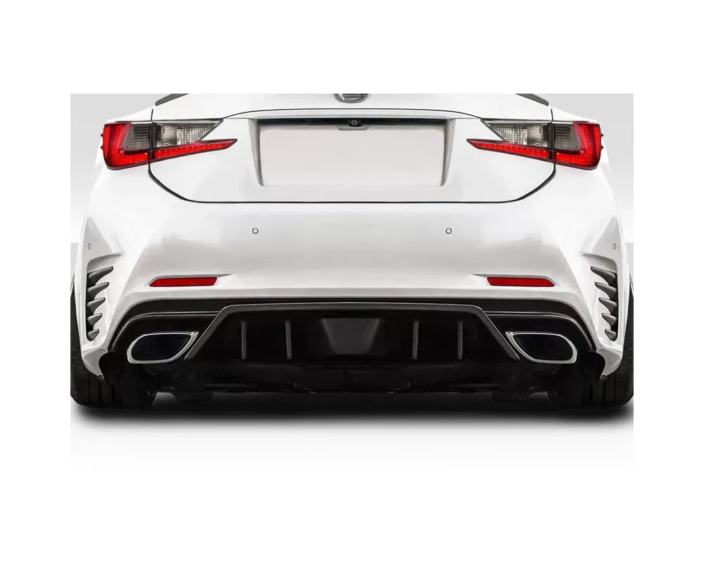 Duraflex Downforce Rear Lip Add On Spoiler Compatible With 2015-2022 Lexus RC-F - 1 Piece