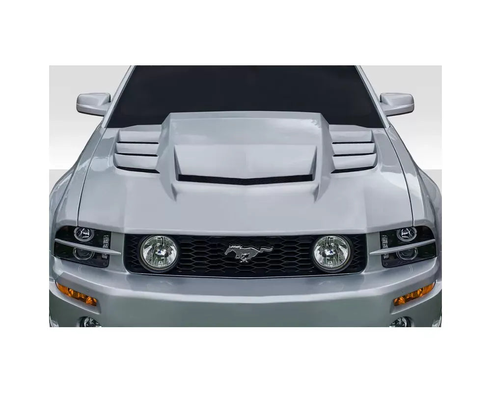Duraflex Interceptor Hood Compatible With 2005-2009 Ford Mustang - 1 Piece