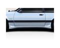 Duraflex Apex Aero Side Skirts Compatible With 1979-1993 Ford Mustang - 2 Piece