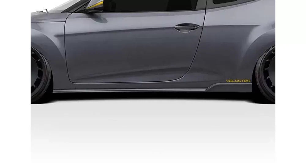 Duraflex Bailer Side Skirts Compatible With 2012-2017 Hyundai Veloster - 2 Piece