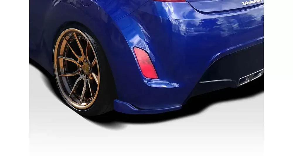 Duraflex Bailer Rear Lip Add On Spoiler 2012-2017 Hyundai Veloster - 2 Piece