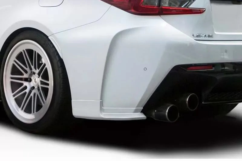 Duraflex Alpha Rear Spats Compatible With 2015-2019 Lexus RC-F