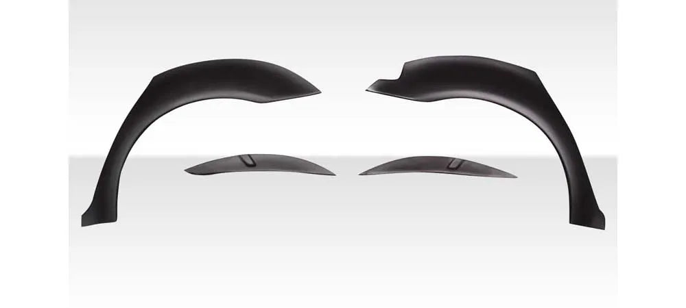 Duraflex M Look Rear Fender Flares Compatible With 2001-2006 BMW 3 Series - 4 Piece