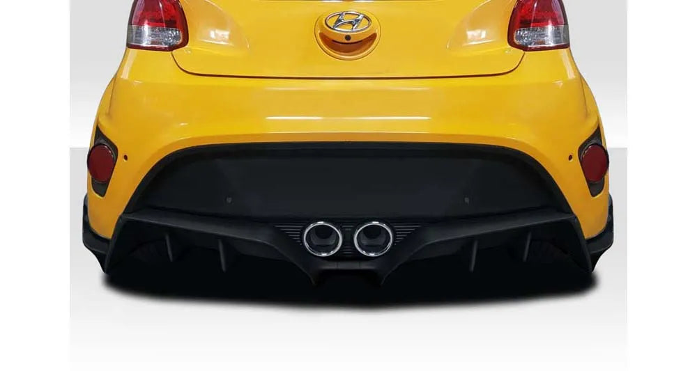 Duraflex Minda Rear Diffuser Compatible With 2012-2017 Hyundai Veloster Turbo - 5 Piece
