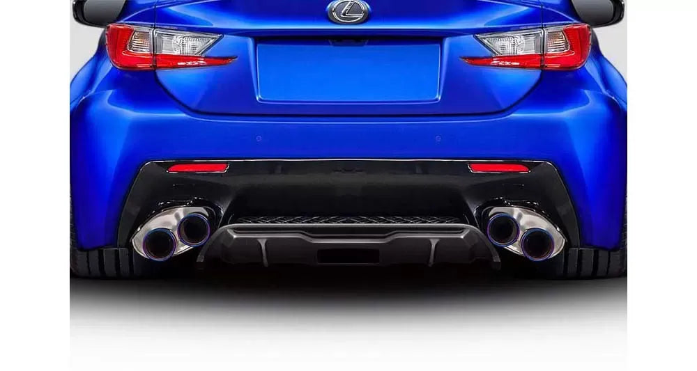 Duraflex Emery Rear Diffuser Compatible With 2015-2019 Lexus RC-F - 1 Piece