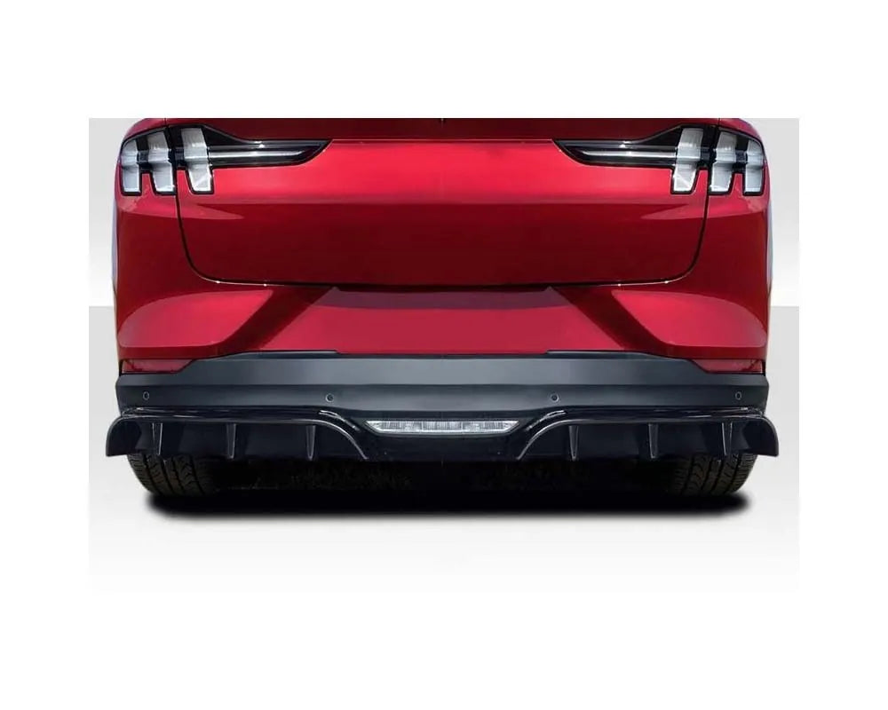 Duraflex Volt Rear Diffuser Compatible With 2021-2025 Ford Mustang Mach-E - 2 Piece