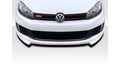 Duraflex Victory Front Lip Spoiler Compatible With 2010-2014 Volkswagen Golf GTI - 1 Piece