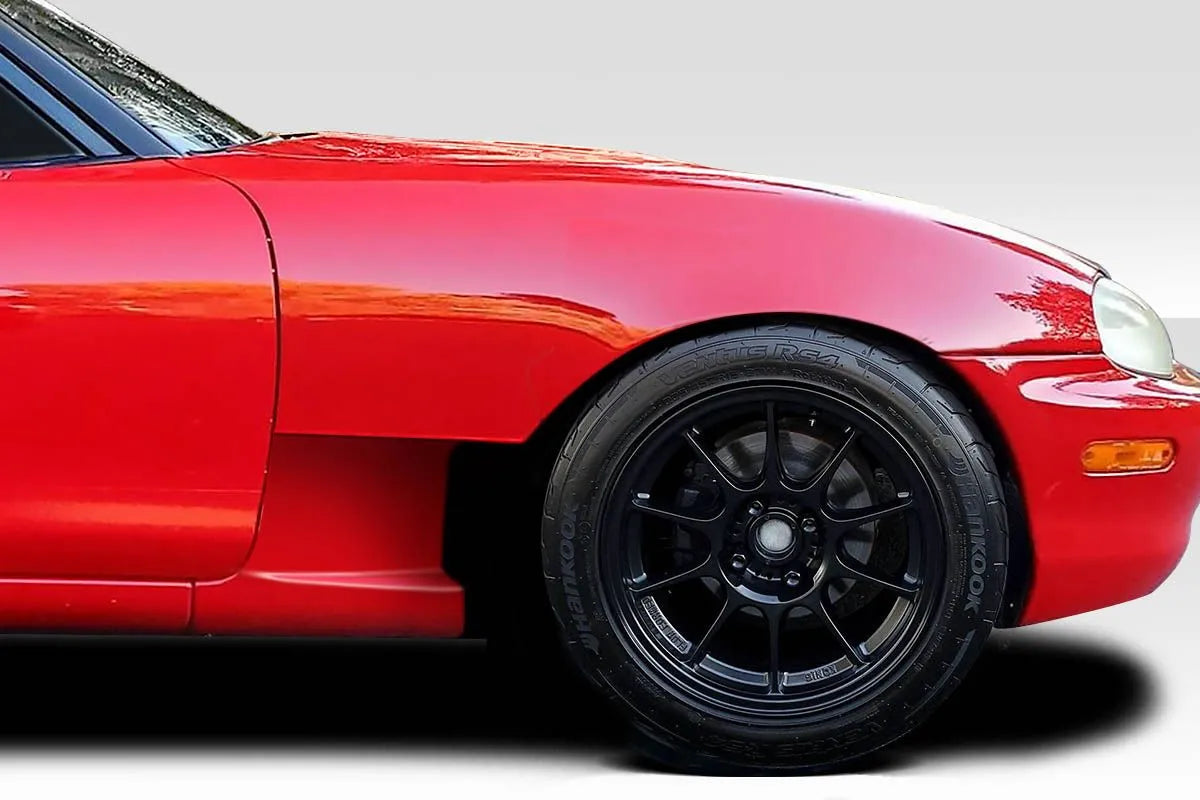 Duraflex Hyper Front Fenders Compatible With 1999-2005 Mazda Miata - 2 Piece