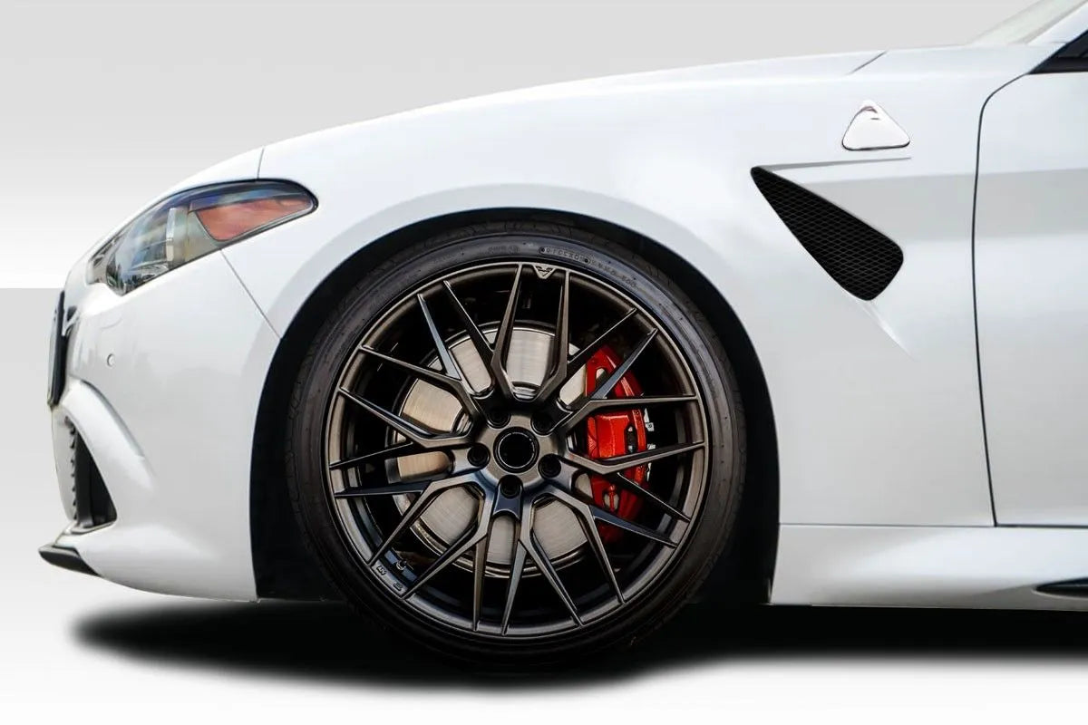 Duraflex Gervana Front Fenders Compatible With 2017-2023 Alfa Romeo Giulia - 2 Piece