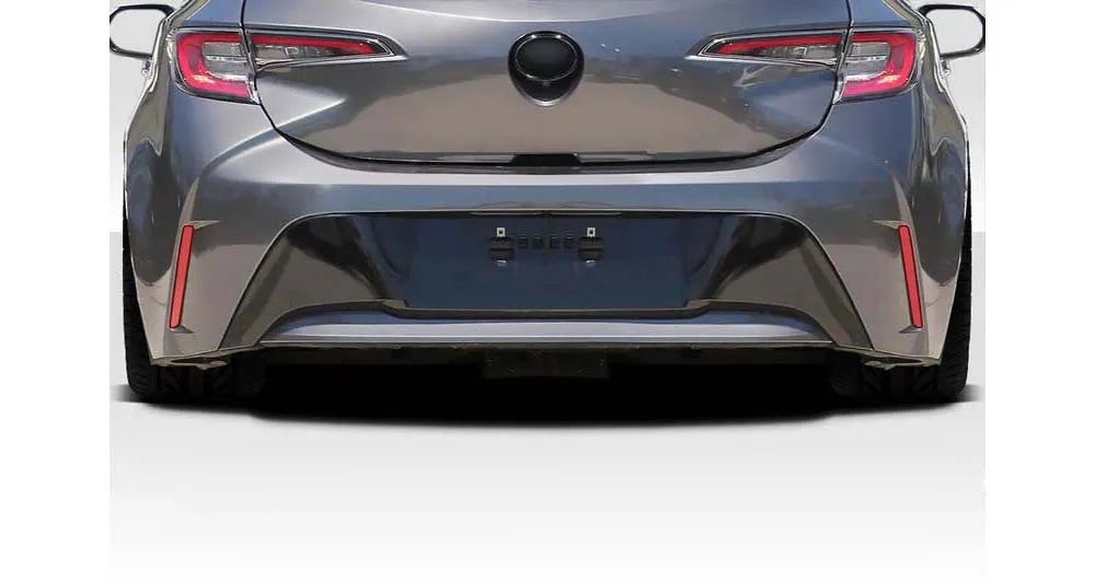 Duraflex King Rear Diffuser Compatible With 2019-2022 Toyota Corolla Hatchback - 1 Piece